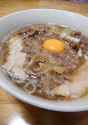とろ玉牛肉和そば-レシピのメイン写真