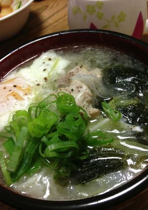 塩鶏ネギうどん-レシピのメイン写真