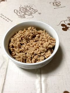 鶏そぼろ-レシピのメイン写真