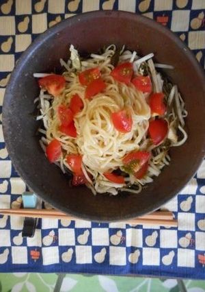 昆布としゃきしゃき野菜の冷やし中華-レシピのメイン写真