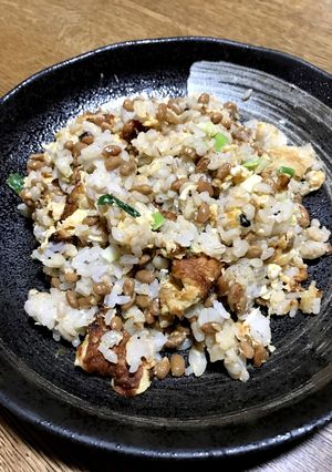チャチャっと☆納豆と卵で簡単チャーハン〜-レシピのメイン写真