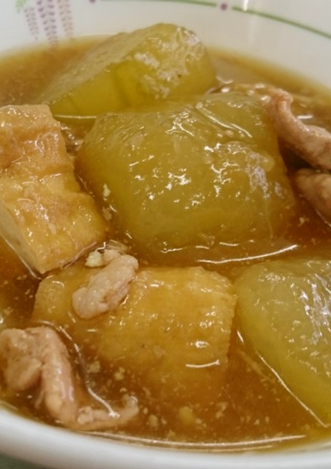 冬瓜と豚肉の煮物-レシピのメイン写真