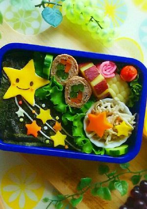 七夕に♡のせるだけ～お星さまで天の川弁当-レシピのメイン写真