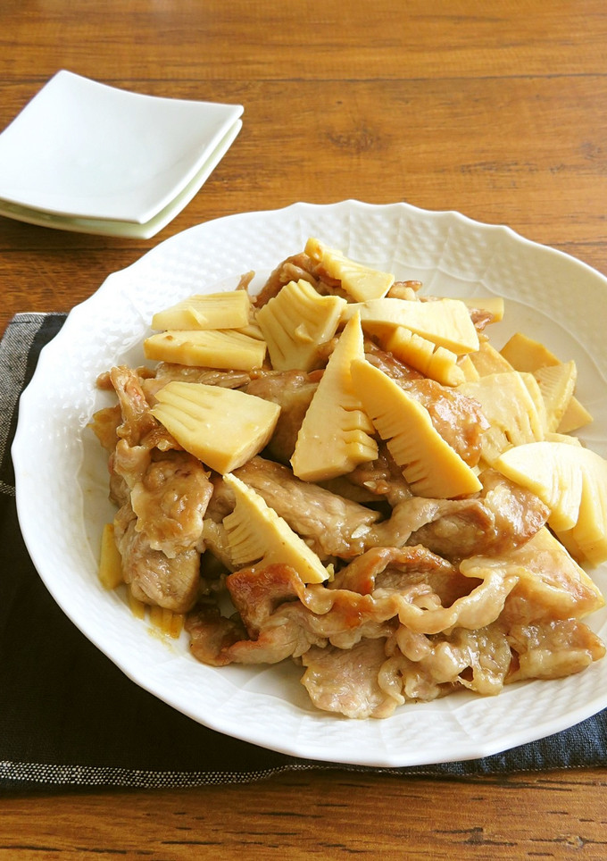 旨味たっぷり☆たけのこと豚肉の生姜焼き-レシピのメイン写真