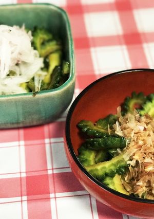 ゴーヤのシンプルバター醤油炒め-レシピのメイン写真