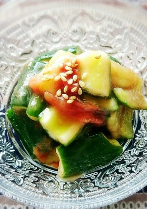 スッパ旨い♪きゅうりの梅肉和え-レシピのメイン写真