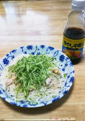 さっぱり☆冷やし中華もどきそうめん！-レシピのメイン写真