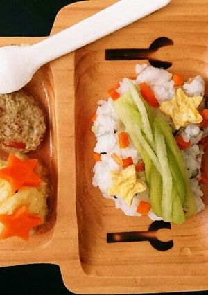 七夕ご飯☆離乳食後期-レシピのメイン写真