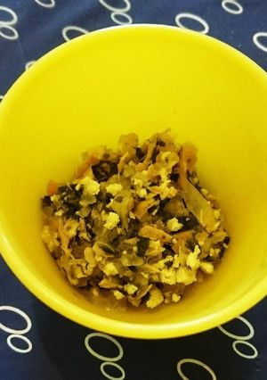 【離乳食中～後期】カツオと油あげの煮物-レシピのメイン写真