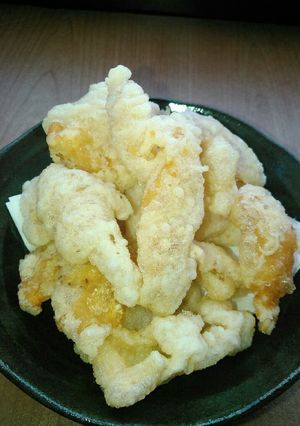 鳥皮の天ぷら-レシピのメイン写真