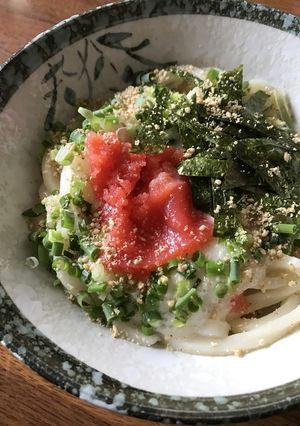 スグできちゃう!とろろたらこうどん❁-レシピのメイン写真
