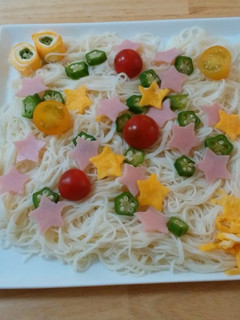 七夕☆簡単そうめん-レシピのメイン写真