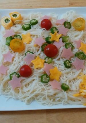七夕☆簡単そうめん-レシピのメイン写真