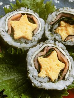 絵巻きずし♡流れ星-レシピのメイン写真