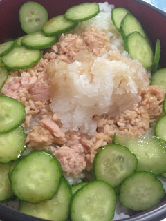 ツナときゅうり、大根おろしのあっさり丼-レシピのメイン写真