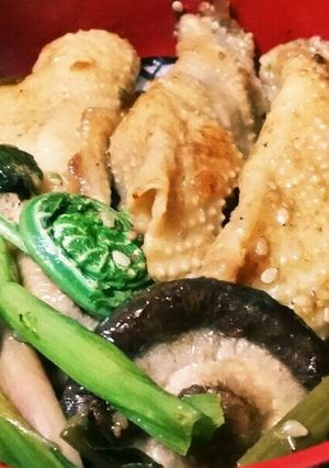 サムライ特製 鶏皮味噌炒め丼❤-レシピのメイン写真