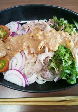 簡単♡くるみだれ♡の冷やしうどん-レシピのメイン写真