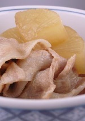 美肌☆簡単 基本の豚肉と大根の煮物-レシピのメイン写真