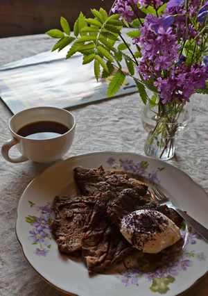 フィンランドのベリーとバナナのパンケーキ-レシピのメイン写真