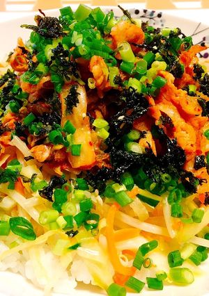 ♡野菜たっぷり豚キムピビンバ♡-レシピのメイン写真