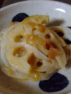 れんこんの梅おかかあえ-レシピのメイン写真