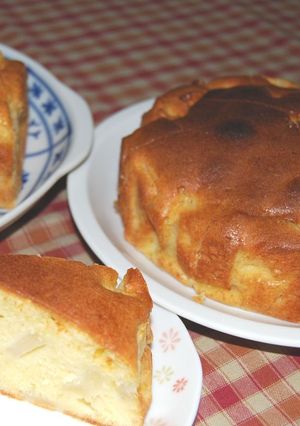 ワンボウル♪ふんわり簡単りんごケーキ♡-レシピのメイン写真