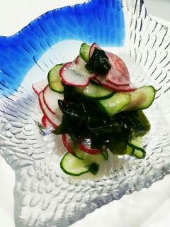 パパっと☆*:胡瓜とラディッシュの酢の物-レシピのメイン写真