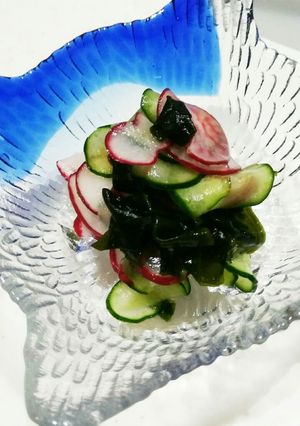 パパっと☆*:胡瓜とラディッシュの酢の物-レシピのメイン写真