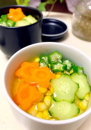 冷製茶碗蒸し♡〜夏にぴったり〜-レシピのメイン写真