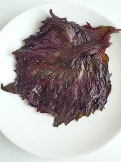 赤紫蘇の葉の塩漬け-レシピのメイン写真