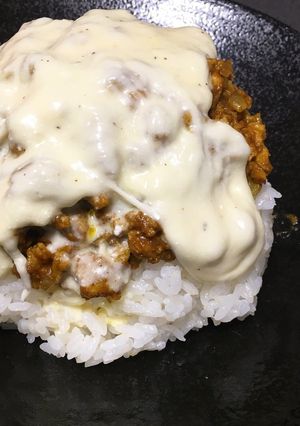 チーズたっぷりひき肉キーマカレー-レシピのメイン写真