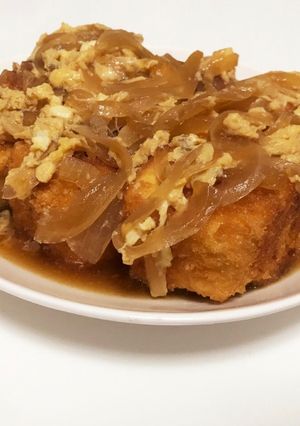 箱根の味！豆腐カツ煮-レシピのメイン写真