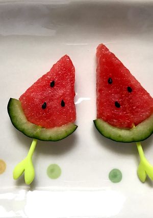 キャラ弁☆スイカ-レシピのメイン写真
