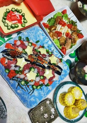 2017年7月7日☺❤☺七夕ディナー-レシピのメイン写真