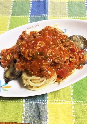 簡単 ミートソーススパゲティ-レシピのメイン写真