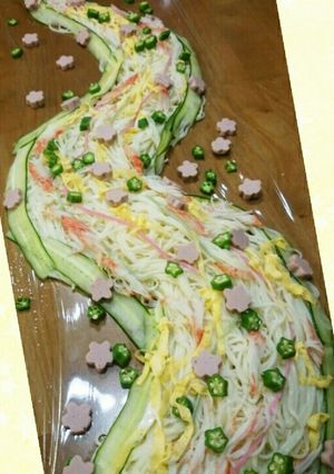 七夕 天の川そうめん-レシピのメイン写真