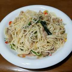 簡単に焼き素麺-レシピのメイン写真