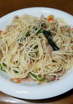 簡単に焼き素麺-レシピのメイン写真