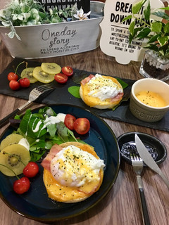 おうちcafé♡エッグベネディクト-レシピのメイン写真