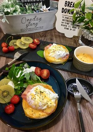 おうちcafé♡エッグベネディクト-レシピのメイン写真