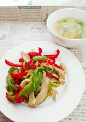 ピーマンと豚肉のにんにく味噌炒め-レシピのメイン写真