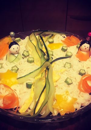 七夕☆素麺-レシピのメイン写真