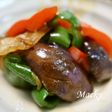 ナスとピーマンと豚肉の生姜炒め