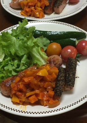 ちょっと贅沢ソーセージ野菜添え-レシピのメイン写真