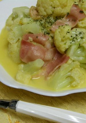 簡単☆カリフラワーのコーンクリーム煮-レシピのメイン写真