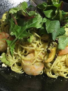 アボガドとエビのジェノベーゼパスタ-レシピのメイン写真