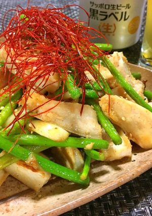 アテ♡ヤゲン軟骨とにんにくの大好き炒め♡-レシピのメイン写真