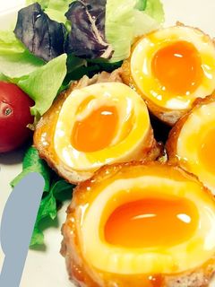 肉巻き半熟卵*-レシピのメイン写真