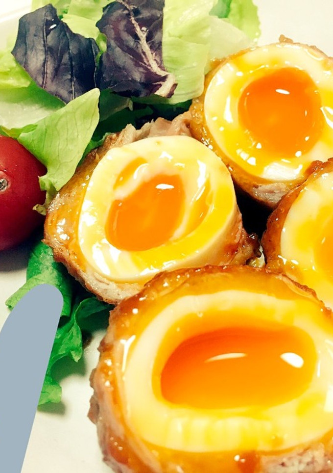 肉巻き半熟卵＊-レシピのメイン写真
