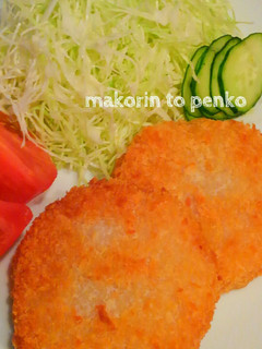 油1cmで＊サクサク♪ハムカツ(卵無し)-レシピのメイン写真